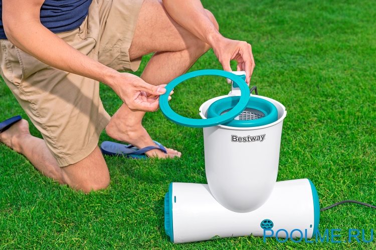Картриджный фильтр-насос Bestway со скиммером, артикул 58462 Картриджный фильтр-насос Bestway со скиммером, артикул 58462