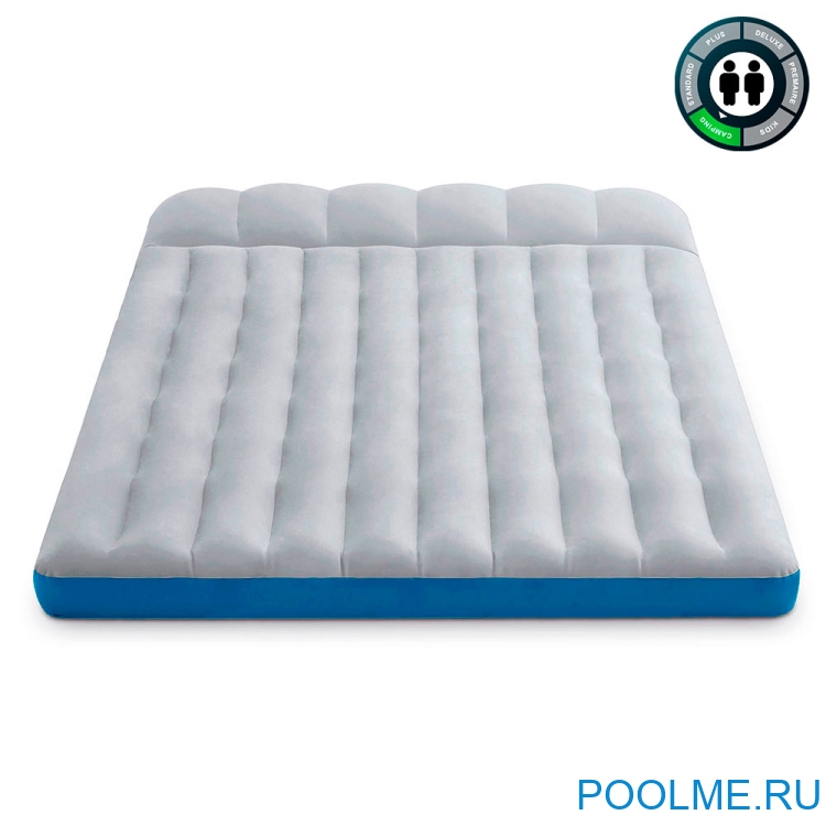 Матрас INTEX надувной 127 x 193 x 24 см, без насоса, артикул 67999