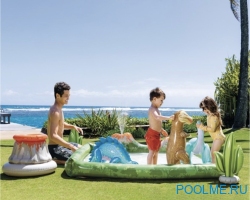 Надувной игровой центр INTEX "Jurassic Adventure", артикул 56132