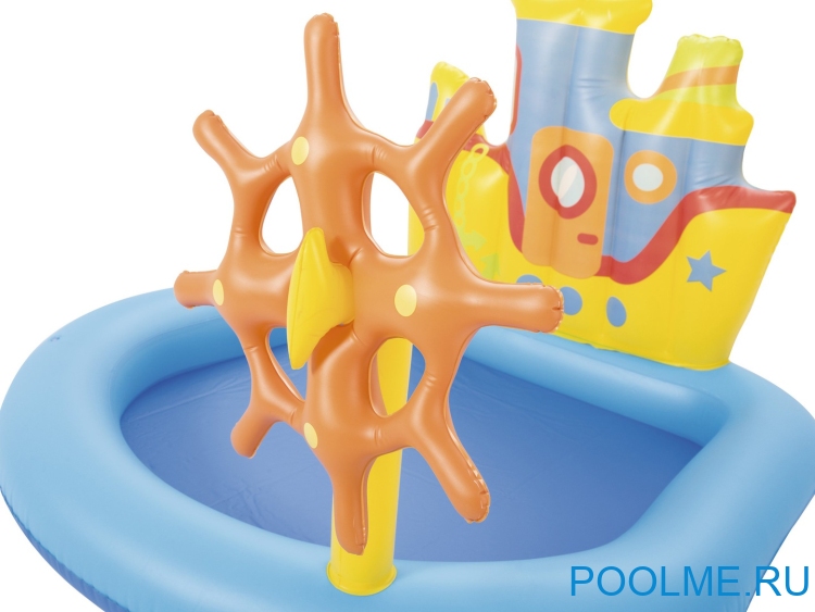 Надувной игровой центр Bestway "Кораблик" 140 x 130 x 104 см, артикул 52211 Надувной игровой центр Bestway "Кораблик" 140 x 130 x 104 см, артикул 52211