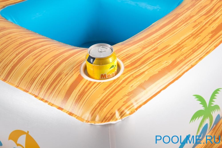 Надувной матрас-остров Bestway для плавания &quot;Песчаная коса&quot; 2.46 x 2.46 м, артикул 43294