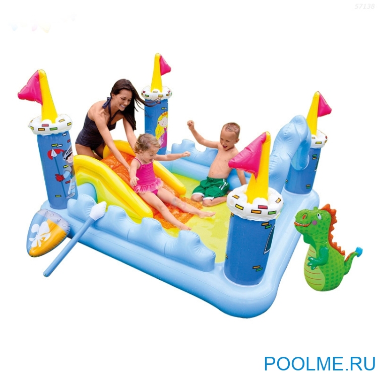 Надувной игровой центр INTEX "Замок" 185 x 152 x 107 см, артикул 57138