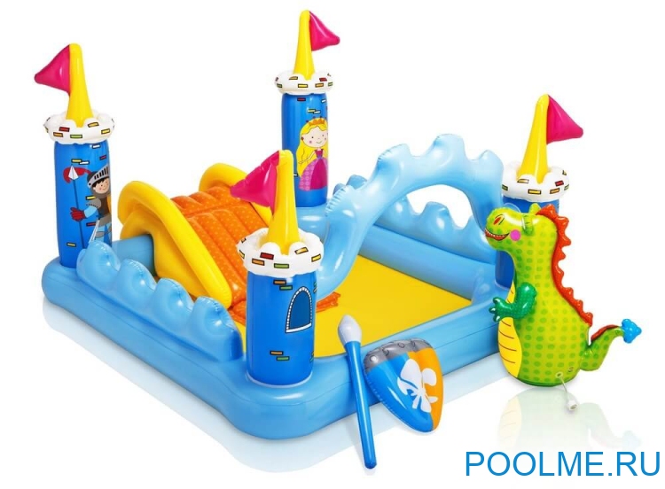 Надувной игровой центр INTEX "Замок" 185 x 152 x 107 см, артикул 57138