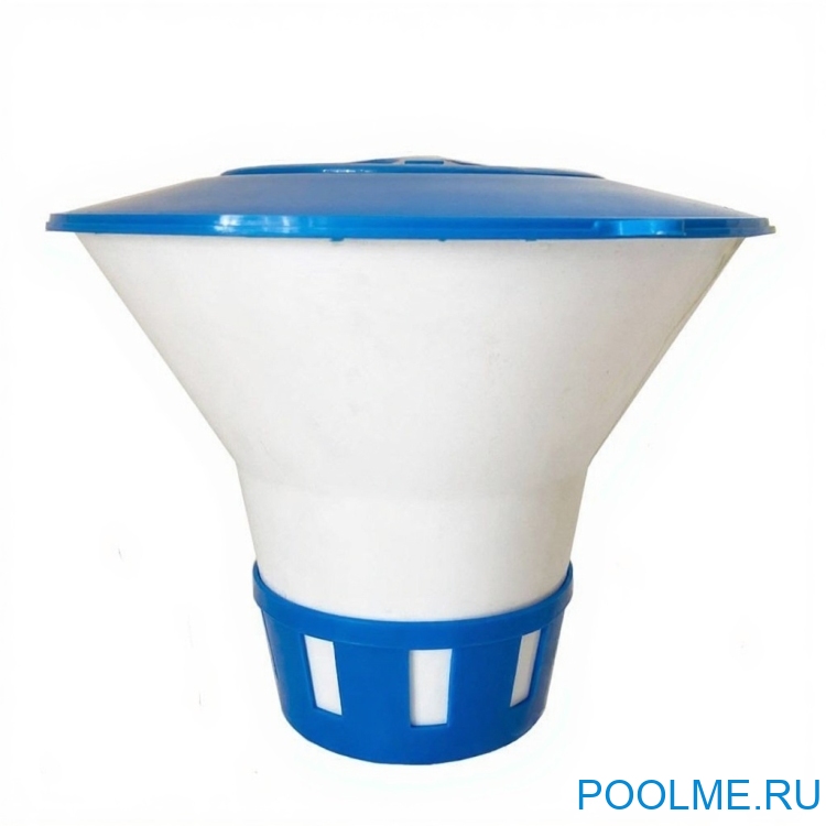 Поплавок-дозатор для хлор-таблеток (200 г) синий, арт. 2500001