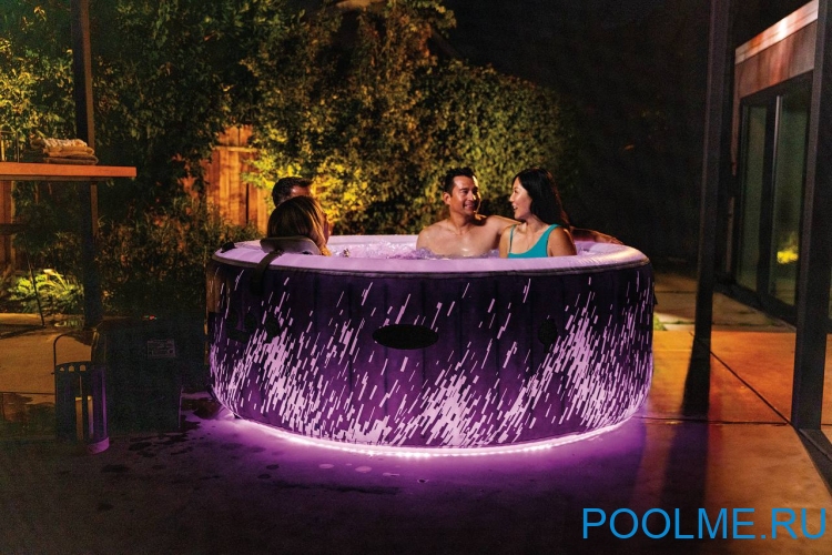 Джакузи INTEX 28426, размер: 196 x 71 см - 4 места Джакузи INTEX 28426, размер: 196 x 71 см - 4 места