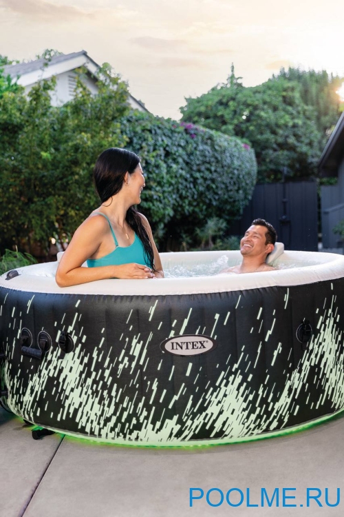 Джакузи INTEX 28426, размер: 196 x 71 см - 4 места Джакузи INTEX 28426, размер: 196 x 71 см - 4 места