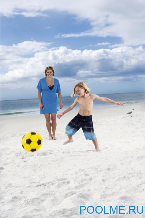 Пляжный мяч Bestway 41 см, футбольный, артикул 31004-Y