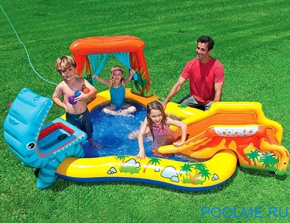 Надувной игровой центр INTEX "Остров приключений" 249 x 191 x 109 см, артикул 57444 Надувной игровой центр INTEX "Остров приключений" 249 x 191 x 109 см, артикул 57444