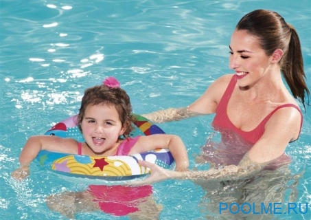 Надувной круг Bestway Adventure &quot;Дельфин&quot; 51 см, артикул 36113-D