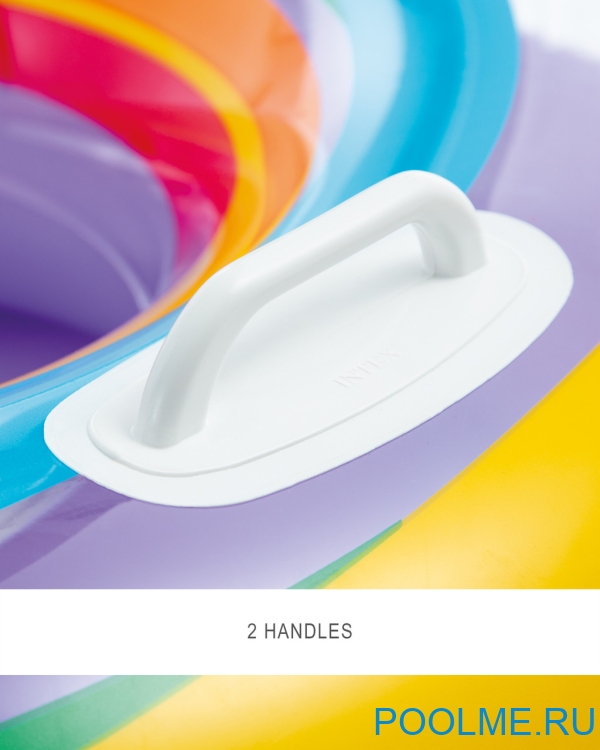 Круг INTEX Звезды 91 см розовый артикул 59256