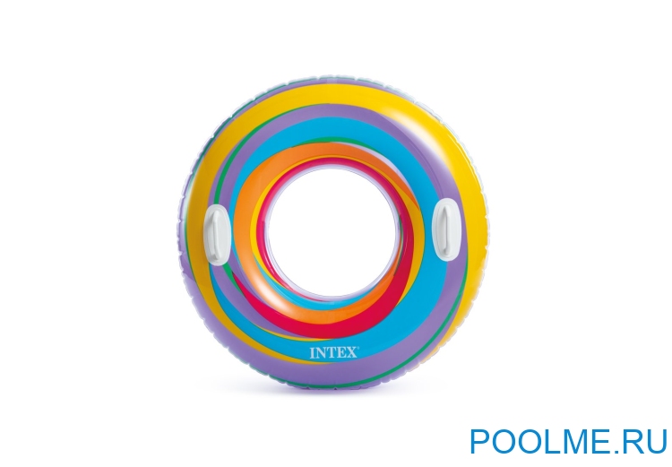 Круг INTEX Звезды 91 см розовый артикул 59256