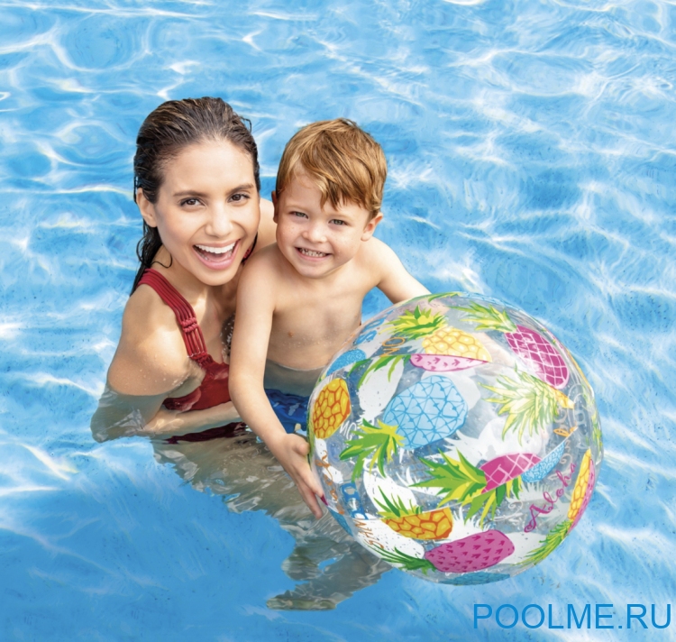 Пляжный мяч INTEX "Ананас" 51 см, артикул 59040-P