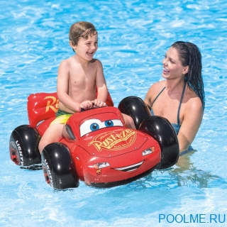 Надувная игрушка-наездник INTEX "Тачки", артикул 57516 Надувная игрушка-наездник INTEX "Тачки", артикул 57516