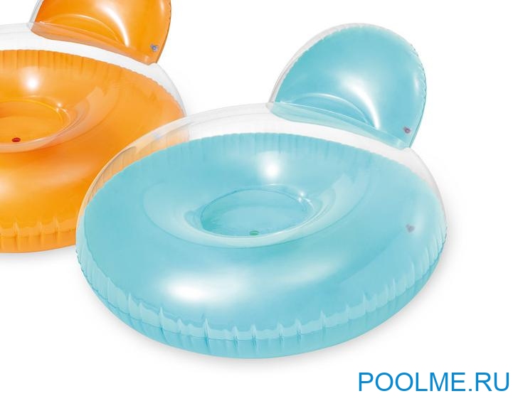 Надувной круг INTEX 137 x 122 см, голубой, артикул 58889-B Надувной круг INTEX 137 x 122 см, голубой, артикул 58889-B