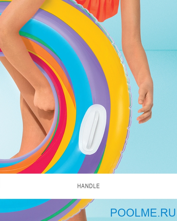 Круг INTEX Звезды 91 см голубой артикул 59256