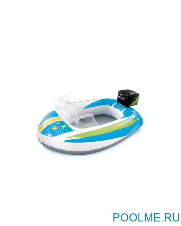 Надувная лодочка INTEX Pool Cruiser "Катер" 109 х 74 см, артикул 59380-В Надувная лодочка INTEX Pool Cruiser "Катер" 109 х 74 см, артикул 59380-В