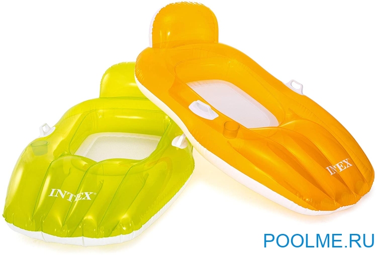 Надувной плот INTEX "Каное" 163 x 104 см, оранжевый, артикул 56805-O Надувной плот INTEX "Каное" 163 x 104 см, оранжевый, артикул 56805-O