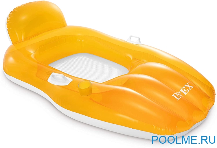 Надувной плот INTEX "Каное" 163 x 104 см, оранжевый, артикул 56805-O Надувной плот INTEX "Каное" 163 x 104 см, оранжевый, артикул 56805-O