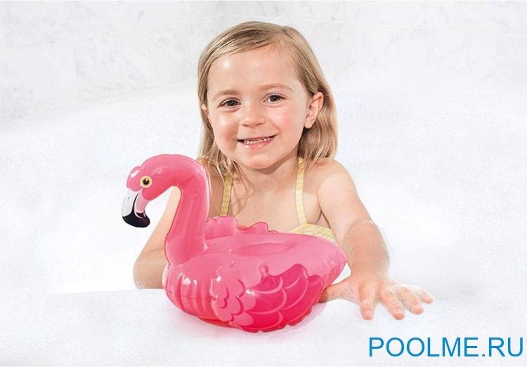 Надувная игрушка INTEX "Фламинго" 30 x 12 см, артикул 58590-F
