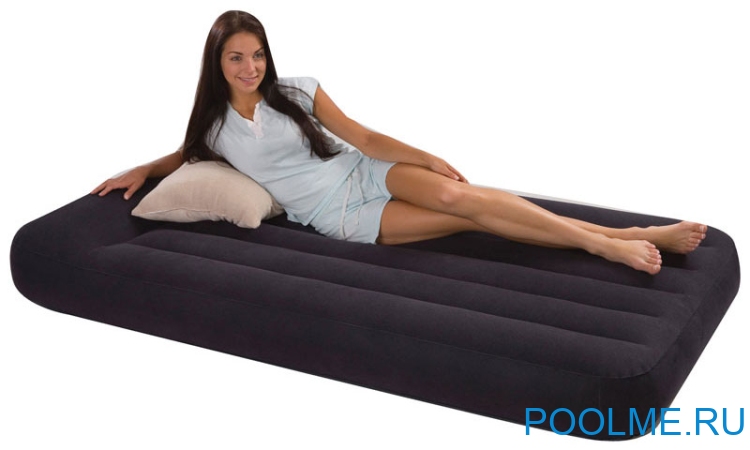 Матрас INTEX надувной 99 x 191 x 23 см, встроенный насос 220V, артикул 66779