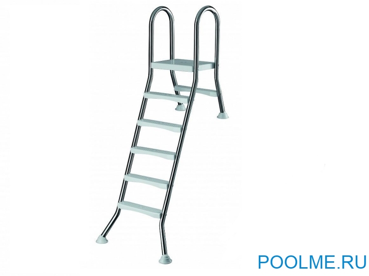 Лестница Mayer Schwimmbad для частично углубленных бассейнов, 1+5 ступени арт. 5525