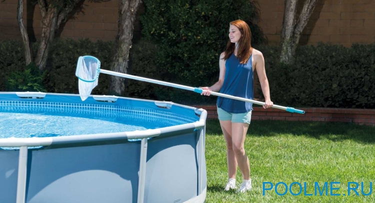 Сачок INTEX для чистки бассейна (глубокий), артикул 29051