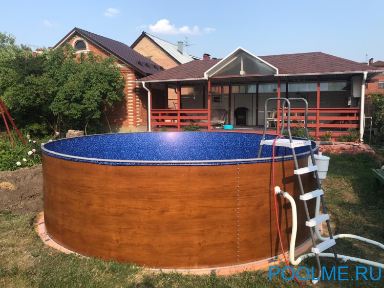 Морозоустойчивый бассейн Лагуна 3.5 х 1.25 м