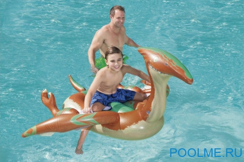 Надувная игрушка-наездник Bestway "Птеродактиль" с ручками 135 x 198 см, артикул 41105