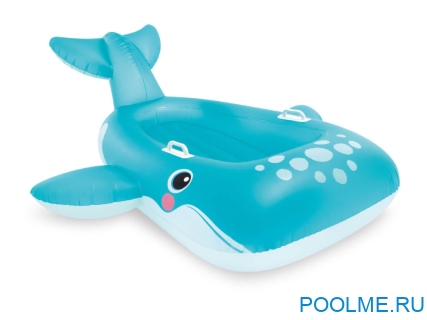Надувная игрушка INTEX "Синий кит" 168 x 140 см, артикул 57567 Надувная игрушка INTEX "Синий кит" 168 x 140 см, артикул 57567