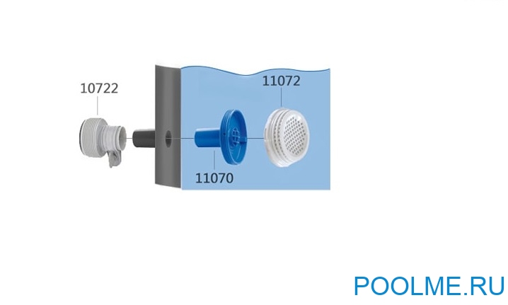 Сетчатая насадка Intex на соединитель под шланг 32 мм, артикул 11072