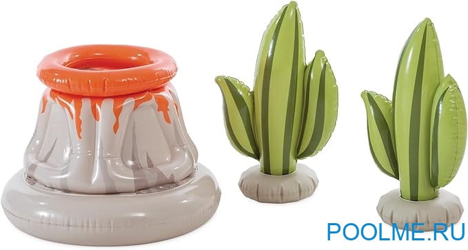 Надувной игровой центр INTEX "Jurassic Adventure", артикул 56132 Надувной игровой центр INTEX "Jurassic Adventure", артикул 56132