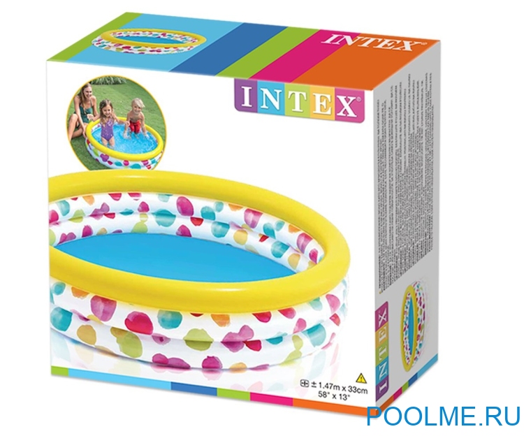 Детский бассейн INTEX "Фигуры" 147 x 33 см, артикул 58439 Детский бассейн INTEX "Фигуры" 147 x 33 см, артикул 58439