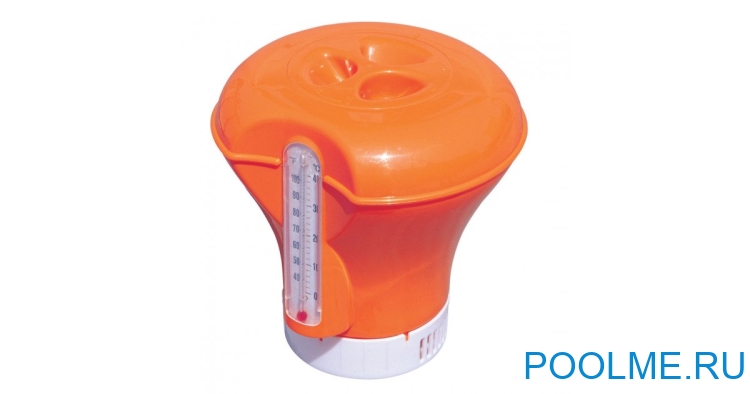 Поплавок-дозатор Bestway с термометром, артикул 58209-O Поплавок-дозатор Bestway с термометром, артикул 58209-O