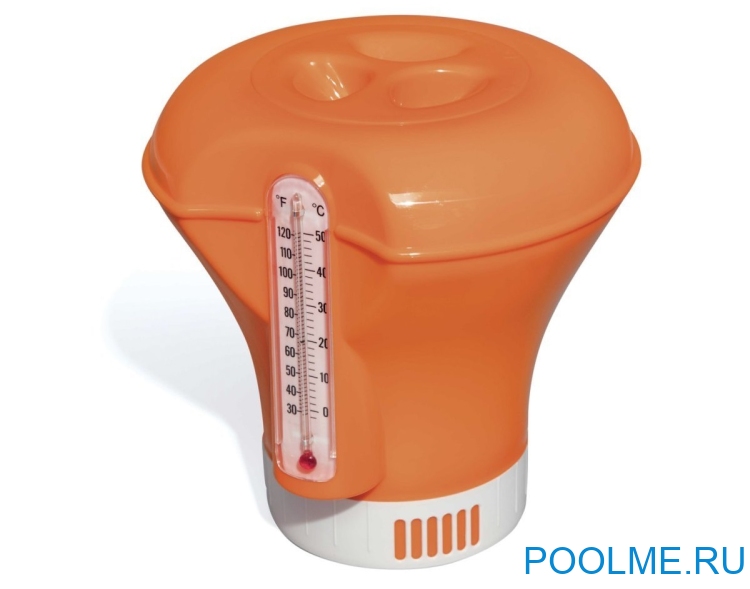 Поплавок-дозатор Bestway с термометром, артикул 58209-O Поплавок-дозатор Bestway с термометром, артикул 58209-O