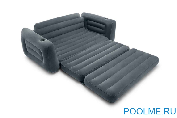 Надувной диван-кровать INTEX 224 x 203 x 66 см, артикул 66552 Надувной диван-кровать INTEX 224 x 203 x 66 см, артикул 66552