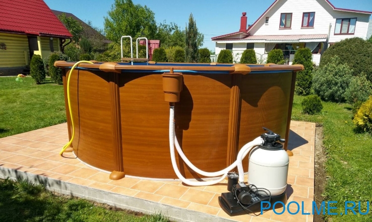 Запасная пленка к бассейну GRE 3.5 x 1.32, артикул FPR358