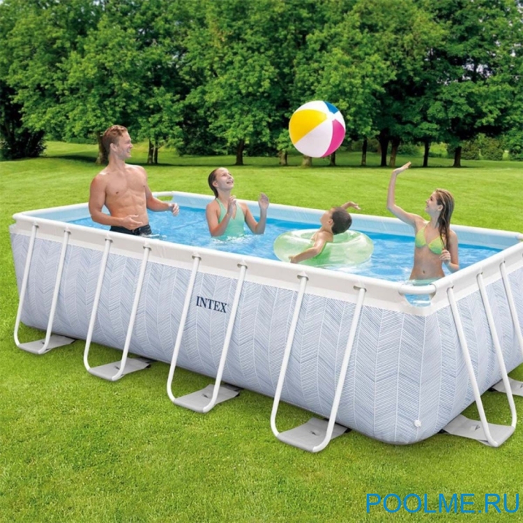 Каркасный бассейн INTEX 26780, размер 4 x 2 x 1 м
