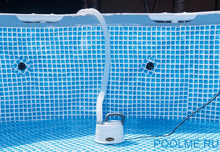 Дренажный насос для откачивания воды INTEX, 3585 л/ч; артикул 28606