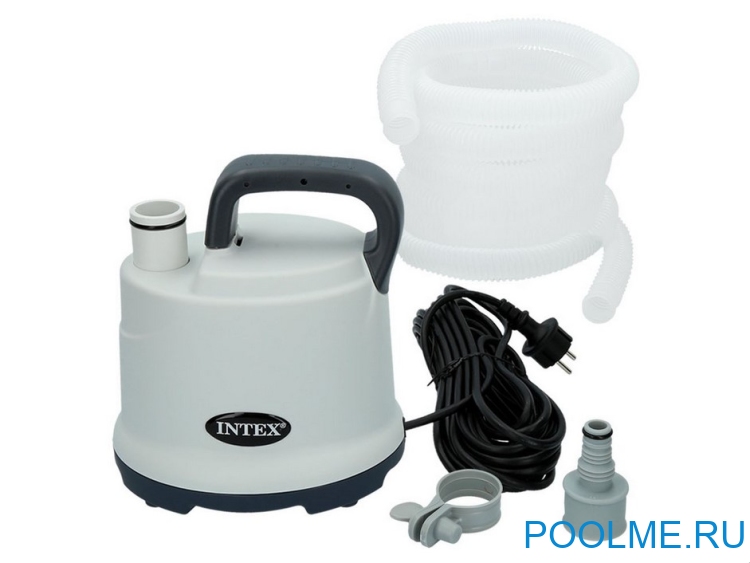 Дренажный насос для откачивания воды INTEX, 3585 л/ч; артикул 28606