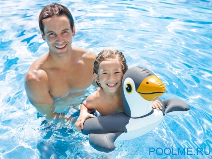 Надувной круг игрушка INTEX "Пингвин" 64 см, артикул 59220-P Надувной круг игрушка INTEX "Пингвин" 64 см, артикул 59220-P