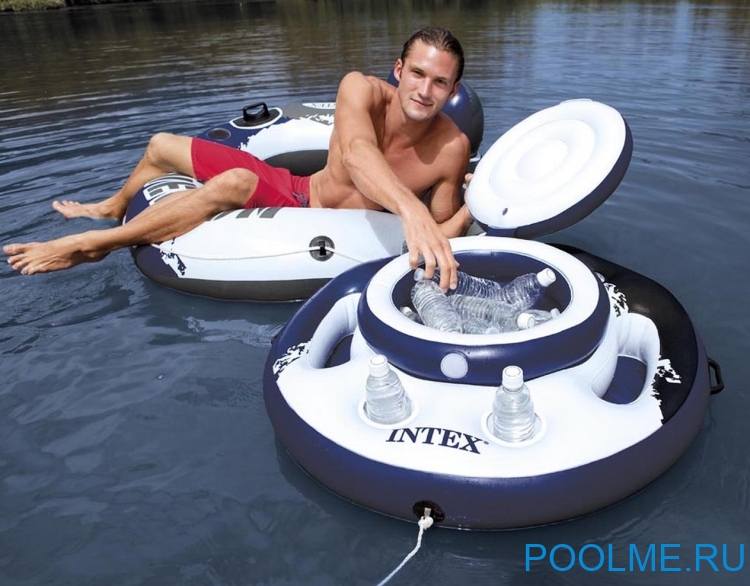 Надувной бар-холодильник INTEX 89 см, артикул 56822 Надувной бар-холодильник INTEX 89 см, артикул 56822