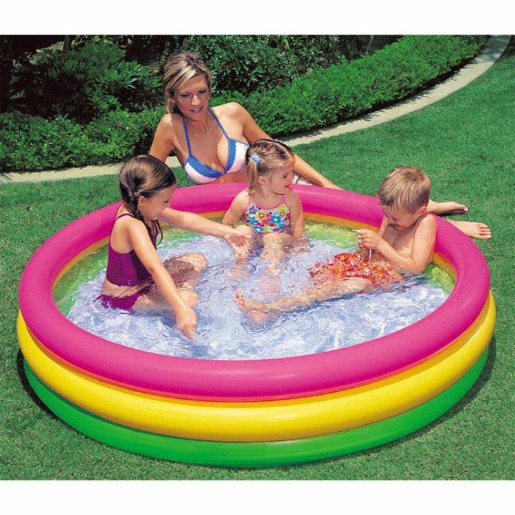 Детский бассейн INTEX "Радуга" 147 x 33 см, артикул 57422