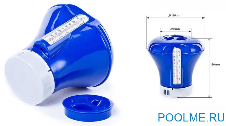 Поплавок-дозатор Bestway с термометром, артикул 58209-B