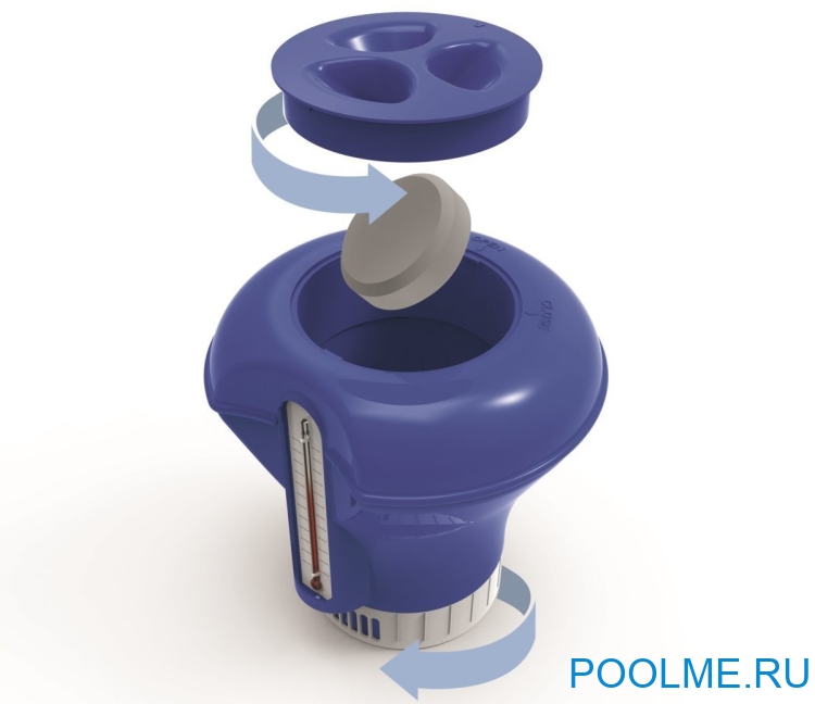 Поплавок-дозатор Bestway с термометром, артикул 58209-B