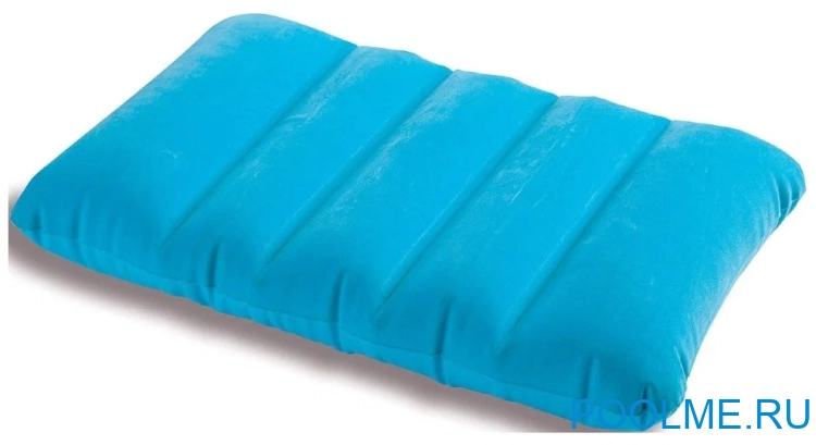 Надувная подушка INTEX 43 x 28 x 9 см, голубой, артикул 68676-T Надувная подушка INTEX 43 x 28 x 9 см, голубой, артикул 68676-T