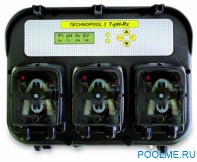 Тройная дозирующая станция TECHNOPOOL PH-RX-TIMER