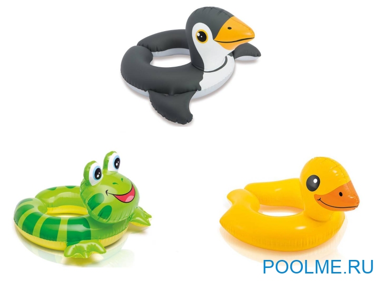 Надувной круг-игрушка INTEX "Утка" 62 x 57 см, артикул 59220-Y Надувной круг-игрушка INTEX "Утка" 62 x 57 см, артикул 59220-Y