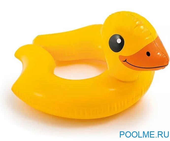Надувной круг-игрушка INTEX "Утка" 62 x 57 см, артикул 59220-Y Надувной круг-игрушка INTEX "Утка" 62 x 57 см, артикул 59220-Y