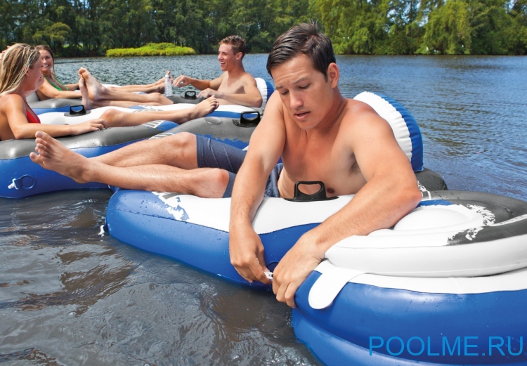 Надувной бар-холодильник INTEX 122 x 97 см, артикул 58821 Надувной бар-холодильник INTEX 122 x 97 см, артикул 58821