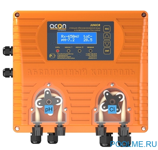 JUNIOR Rx/PH-Универсальная станция химической дозации, артикул 000067 JUNIOR Rx/PH-Универсальная станция химической дозации, артикул 000067